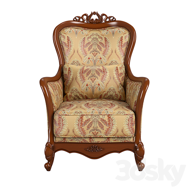 2607600F_230_1_Carpenter_Sofa_chair_A_750x850x1110 3DS Max Model - thumbnail 2