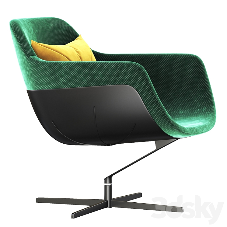 277 Auckland Armchair 277 Auckland Armchair 3DS Max Model - thumbnail 2