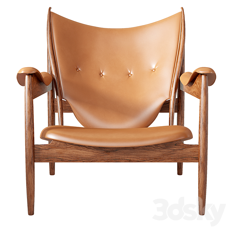 34-Finn Juhl – Chieftains Chair 3DS Max - thumbnail 2