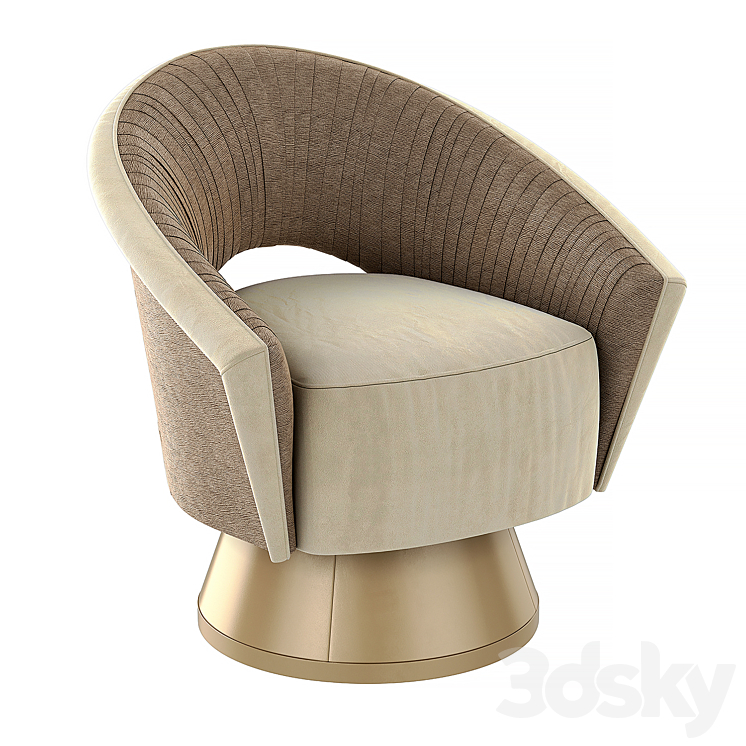 A COM-PLEAT CARACOLE Chair 3DS Max Model - thumbnail 1