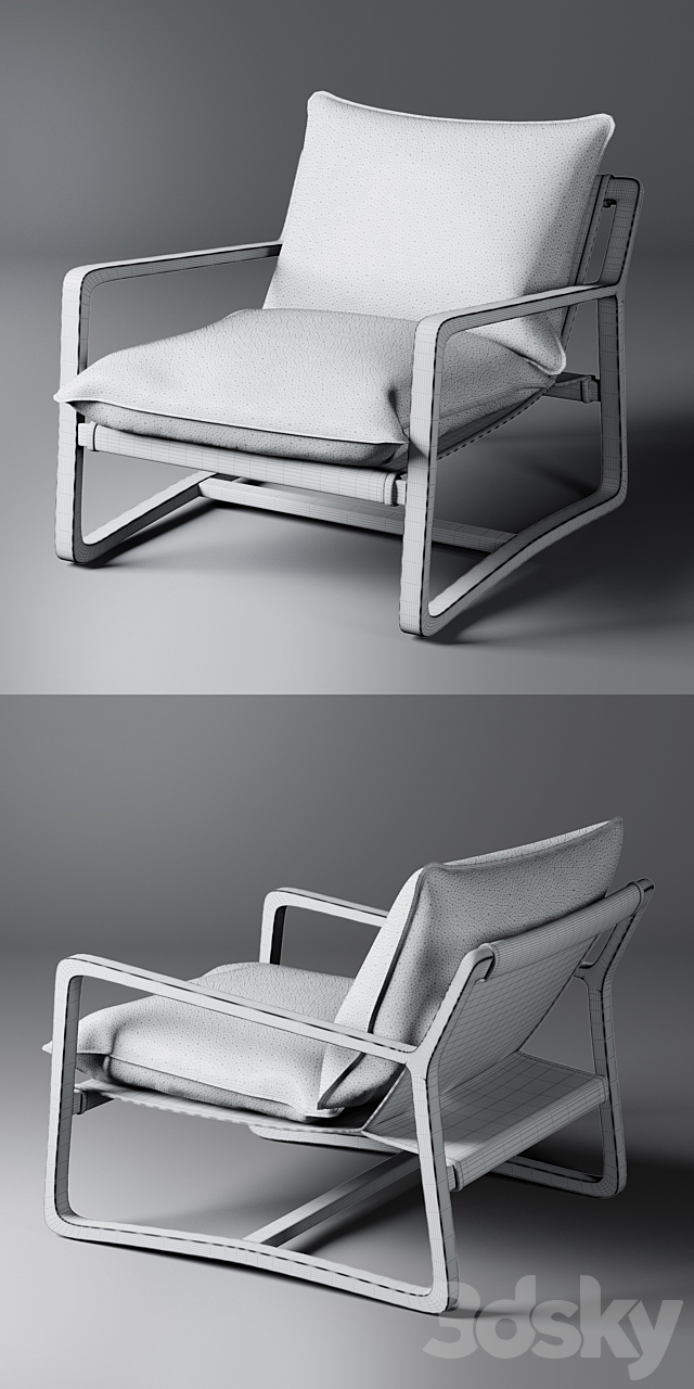 Abbott Ace Chair 3DSMax File - thumbnail 3