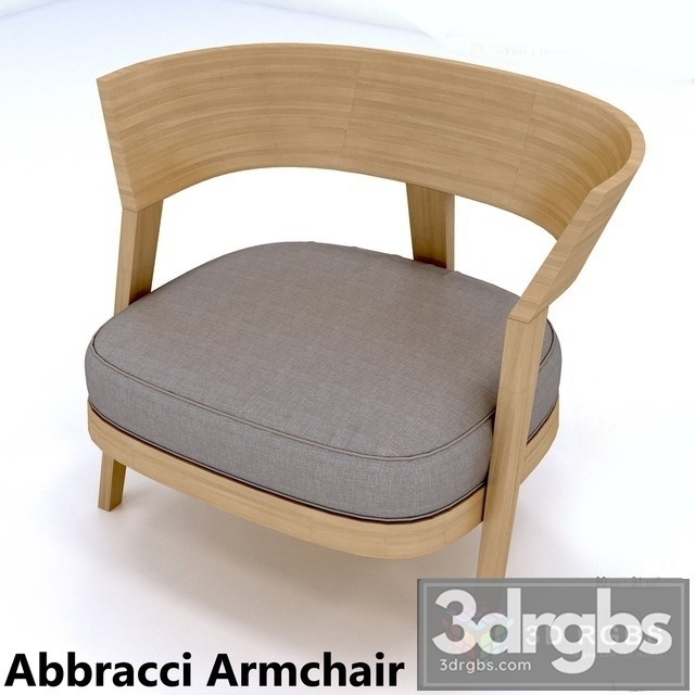 Abbracci Armchair 3dsmax Download - thumbnail 1