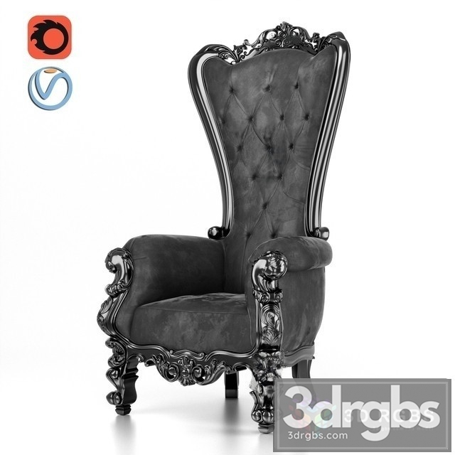 Absolom Roche Armchair 3dsmax Download - thumbnail 1