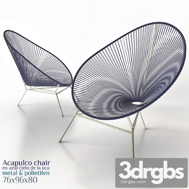 Acapulco Chair 3dsmax Download - thumbnail 1