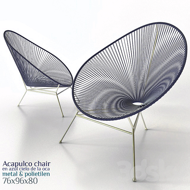 Acapulco chair 3DSMax File - thumbnail 1