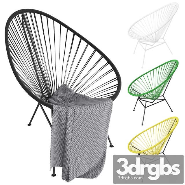 Acapulco Outdoor Chair 3dsmax Download - thumbnail 1