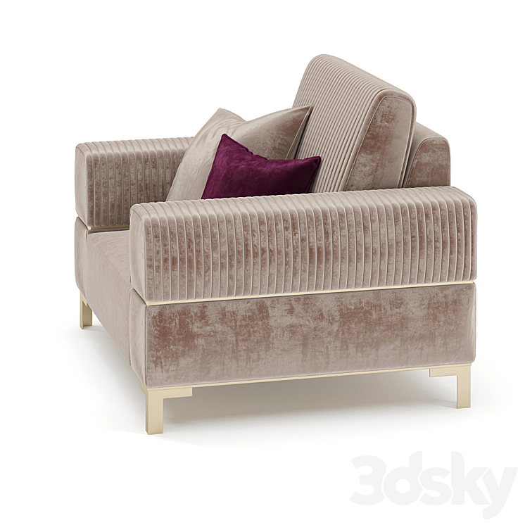 ADORA ESSENZA Armchair 3DS Max Model - thumbnail 2