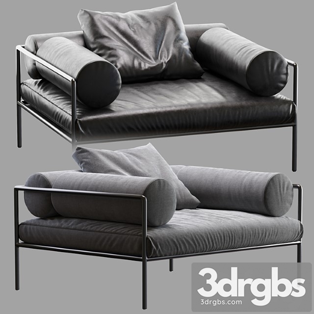 Agra armchair 3dsmax Download - thumbnail 1