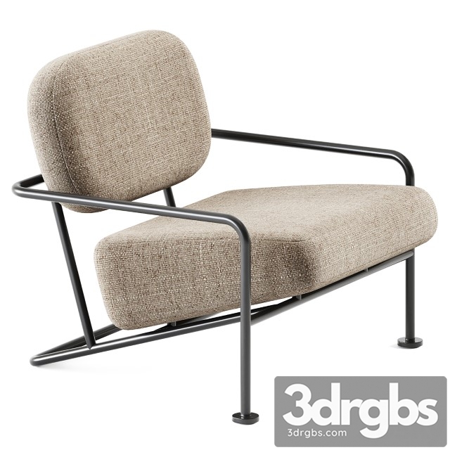 Ahus Armchair by Bla Station 3dsmax Download - thumbnail 1