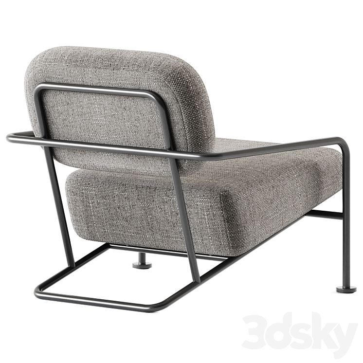 Ahus Armchair by Bla Station \/ Outdoor chair 3DS Max - thumbnail 2