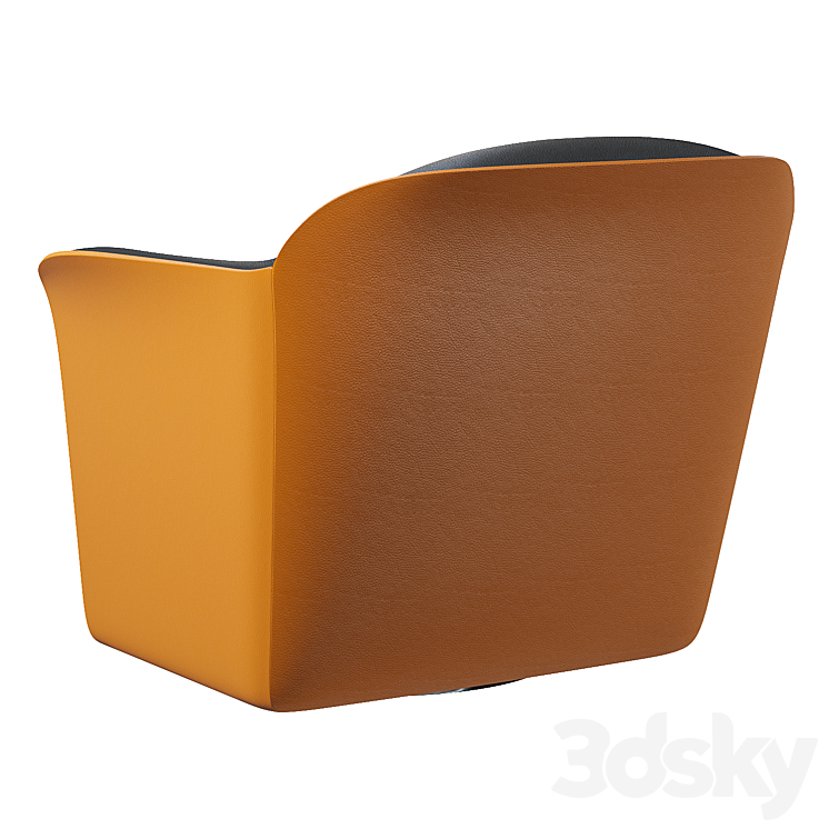 Aida Armchair 3DS Max Model - thumbnail 2