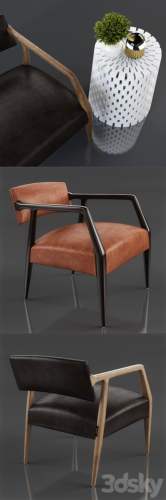 Alistair Occasional Chair 3DSMax File - thumbnail 2