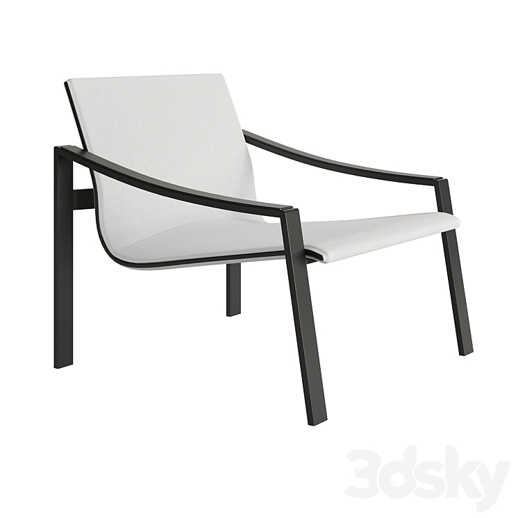 Allure armchair 3DS Max - thumbnail 1