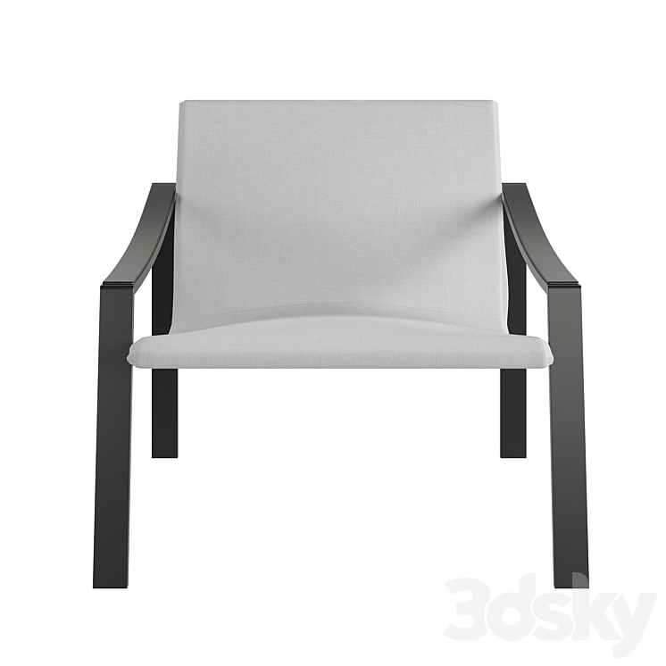 Allure armchair 3DS Max - thumbnail 2