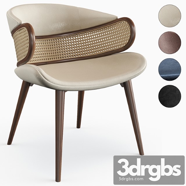 Alma De Luce Mudhif Dining Chair 3dsmax Download - thumbnail 1