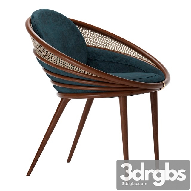 Alma De Luce Ndebele Chair 3dsmax Download - thumbnail 1