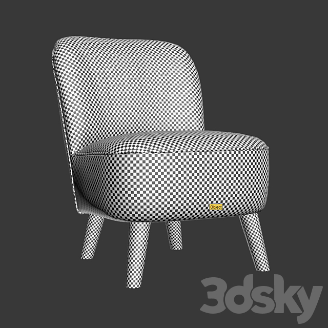 Alpana Cocktail Chair 3ds Max - thumbnail 3