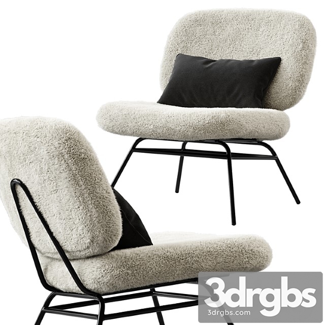 Amanda Accent Chair 3dsmax Download - thumbnail 1