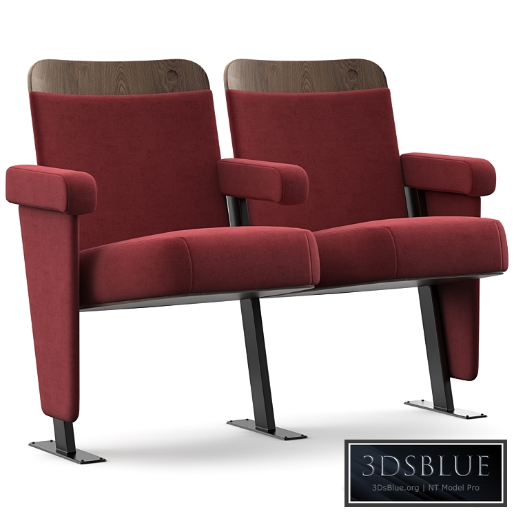 Ambassador evertaut auditorium theater chair 3DS Max - thumbnail 3