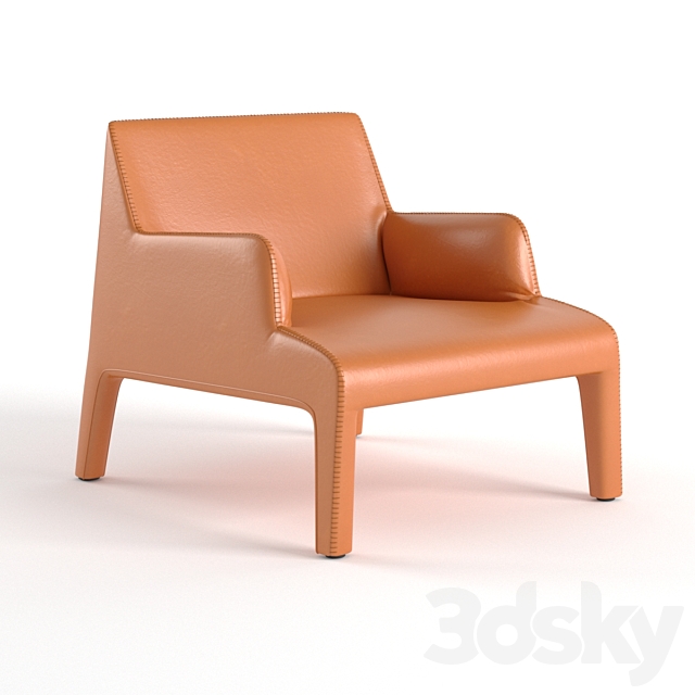 Amura Frida armchair 3DSMax File - thumbnail 2