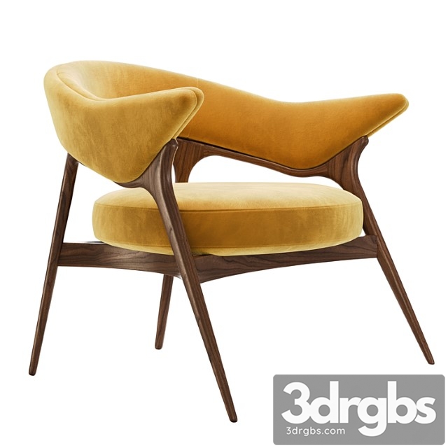 Andorinha Armchair By Alma De Luce 6 3dsmax Download - thumbnail 1