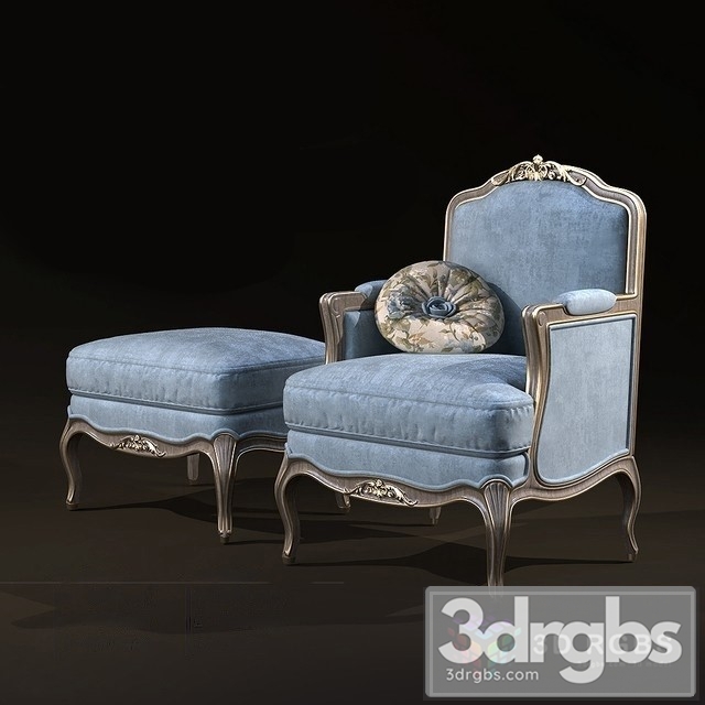 Angelo Cappellini Armchair 3 3dsmax Download - thumbnail 1