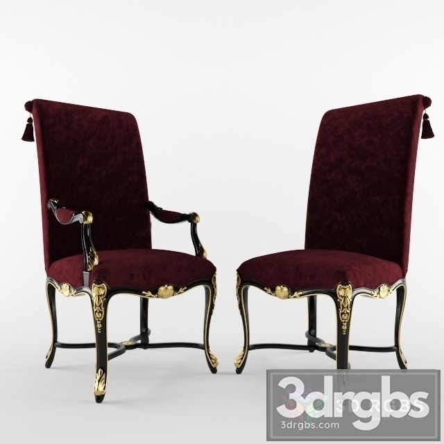 Angelo Cappellini W66 Chair 3dsmax Download - thumbnail 1