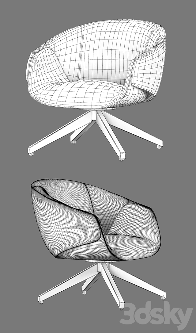 Anita_armchair 3DSMax File - thumbnail 3