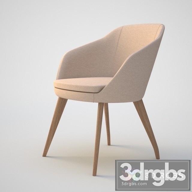 Annette Armchair 3dsmax Download - thumbnail 1