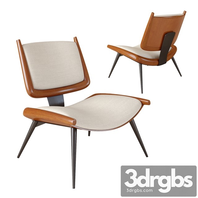 ANTIBES ACCENT CHAIR 3dsmax Download - thumbnail 1