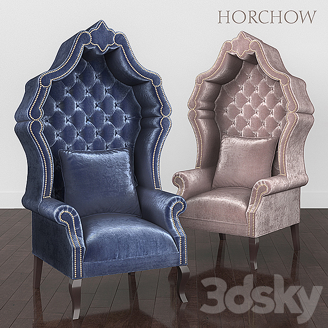 Antoinette Midnight Chair 3DSMax File - thumbnail 1