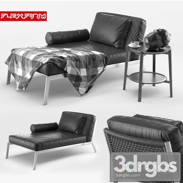 Antonio Citterio Armchair 3dsmax Download - thumbnail 1