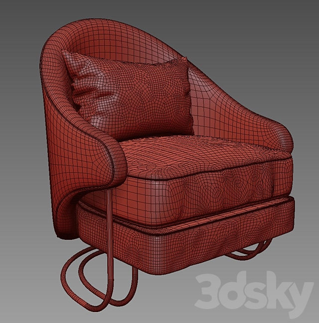 Any-Home Chair V009 3ds Max - thumbnail 2