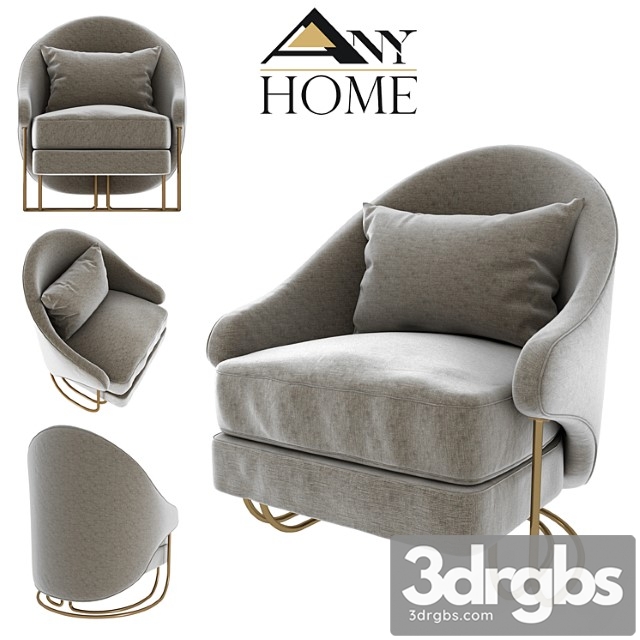 Any-home chair v009 3dsmax Download - thumbnail 1