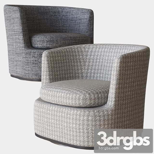 Apollo armchair b & b italia 3dsmax Download - thumbnail 1