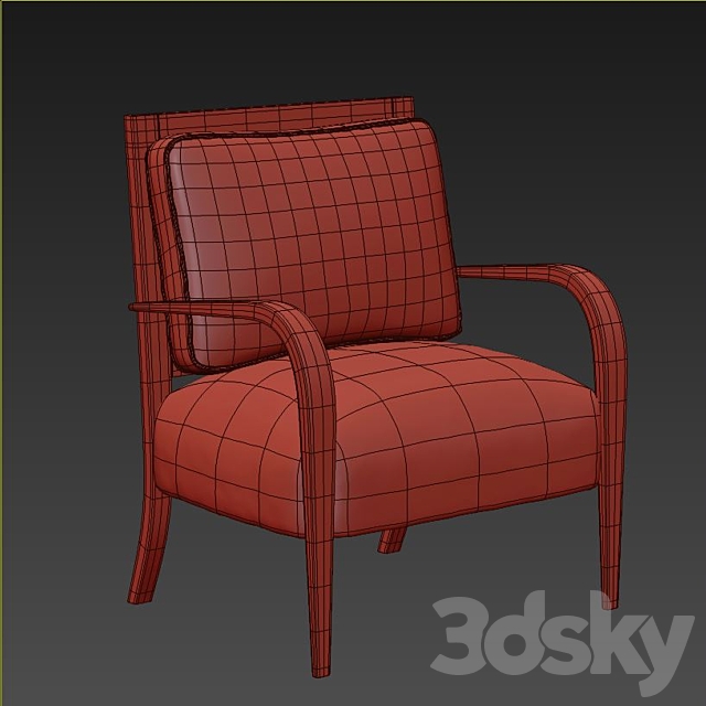 Apollo Chair 3ds Max - thumbnail 2