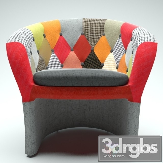 Arabella Armchair 3dsmax Download - thumbnail 1