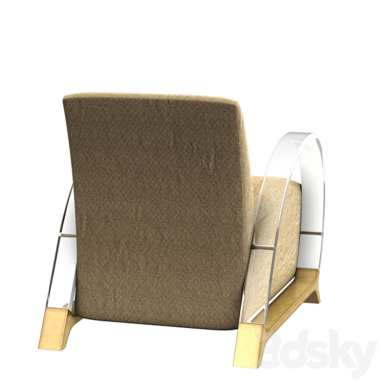 Arch-support caracole chair 3DS Max - thumbnail 2