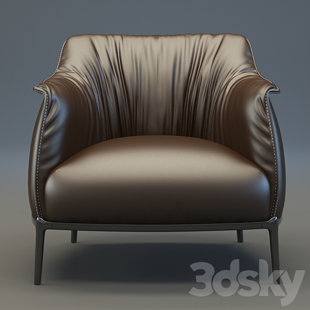 Archibald Armchair 3DSMax File - thumbnail 1