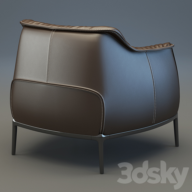 Archibald Armchair 3DSMax File - thumbnail 3