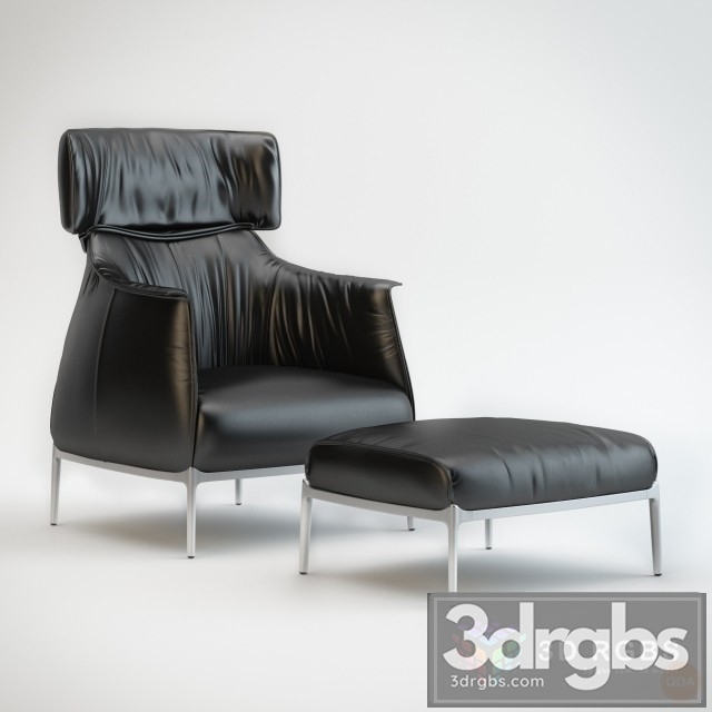 Archibald King Armchair 3dsmax Download - thumbnail 1