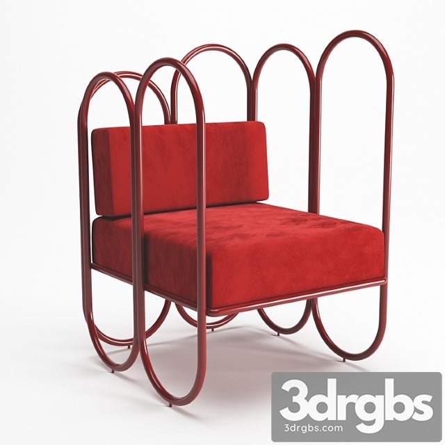 Arco armchair 3dsmax Download - thumbnail 1