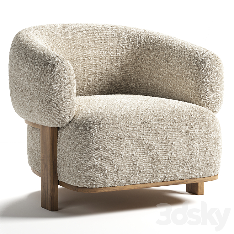 Ardas Armchair by Artipieces 3DS Max Model - thumbnail 3