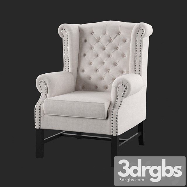 Arm chair 2 3dsmax Download - thumbnail 1