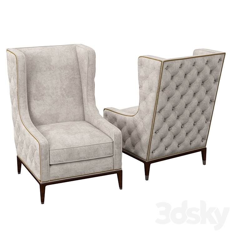 ARM CHAIR 3DS Max - thumbnail 2