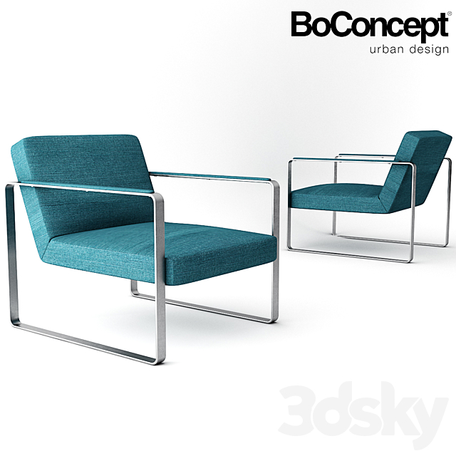 Arm chair roos 3ds Max - thumbnail 2