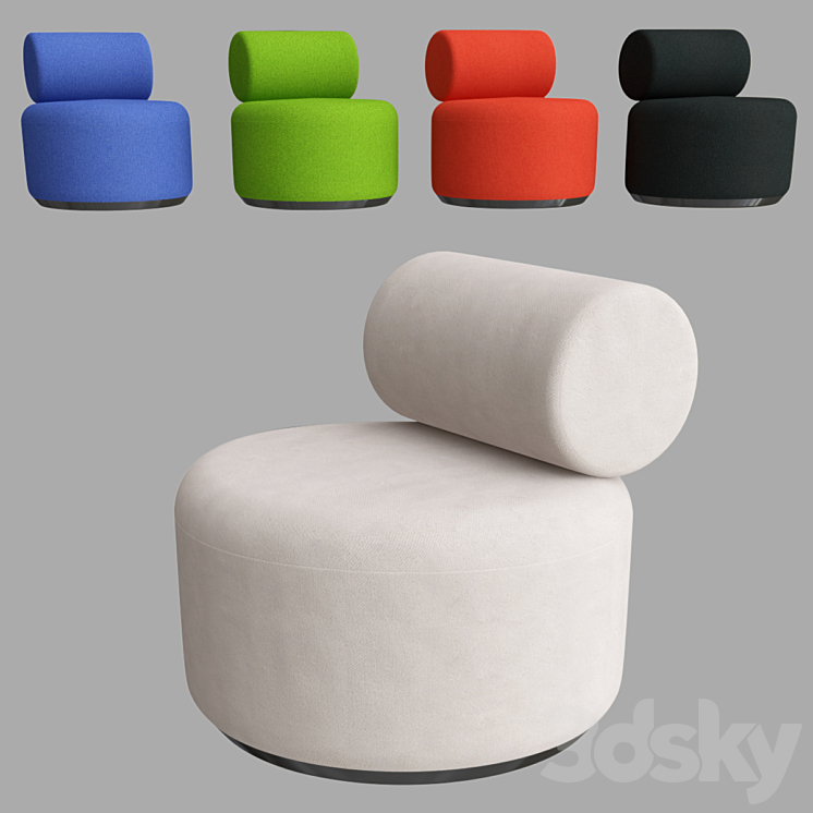 Armchair 3DS Max - thumbnail 1