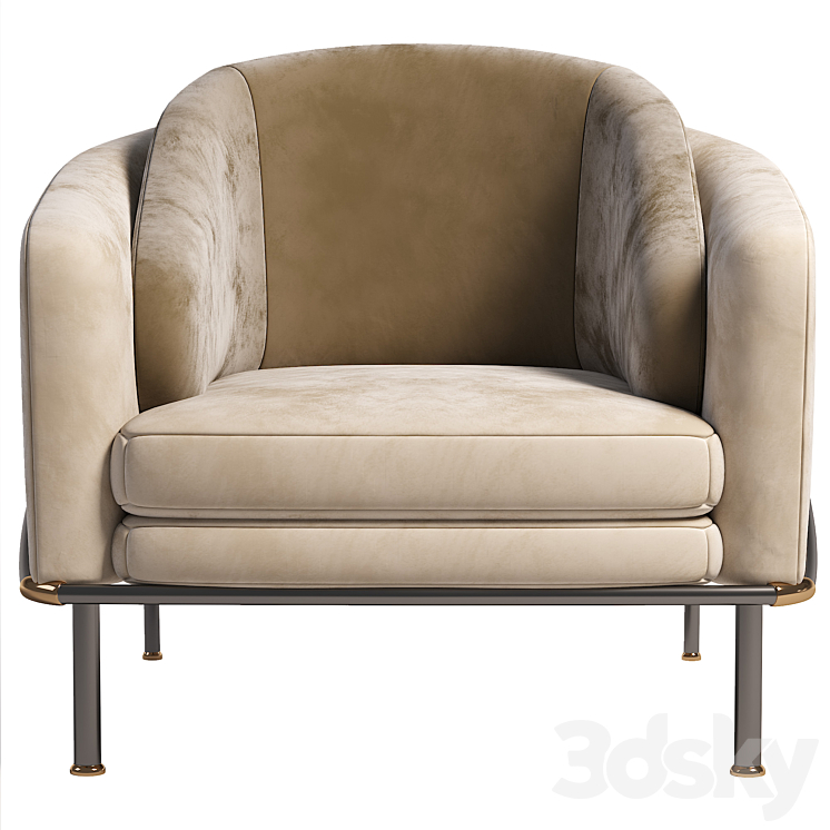 Armchair 3DS Max - thumbnail 2