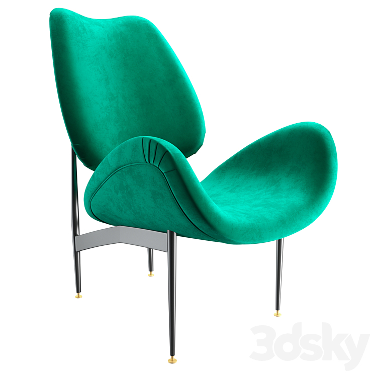 armchair 3DS Max - thumbnail 1