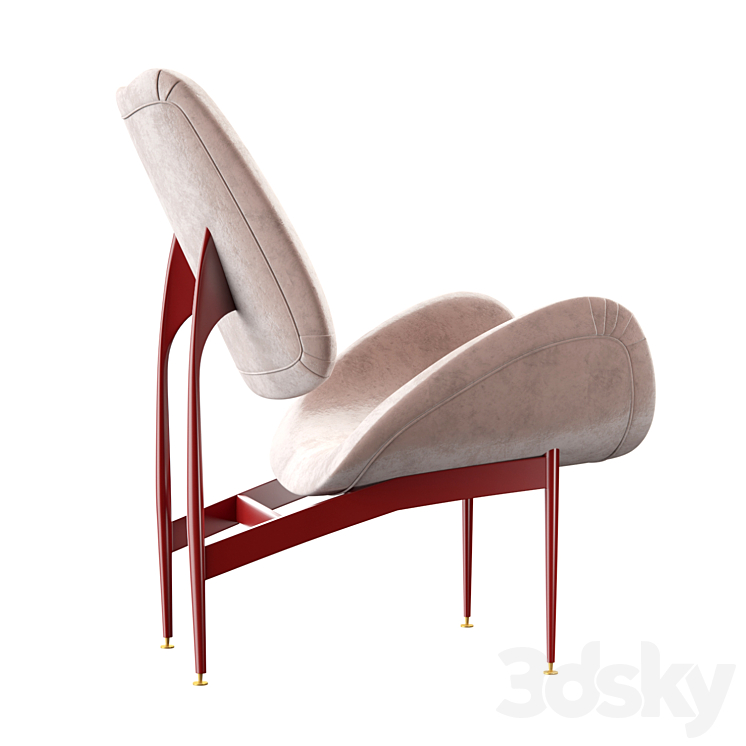 armchair 3DS Max - thumbnail 2